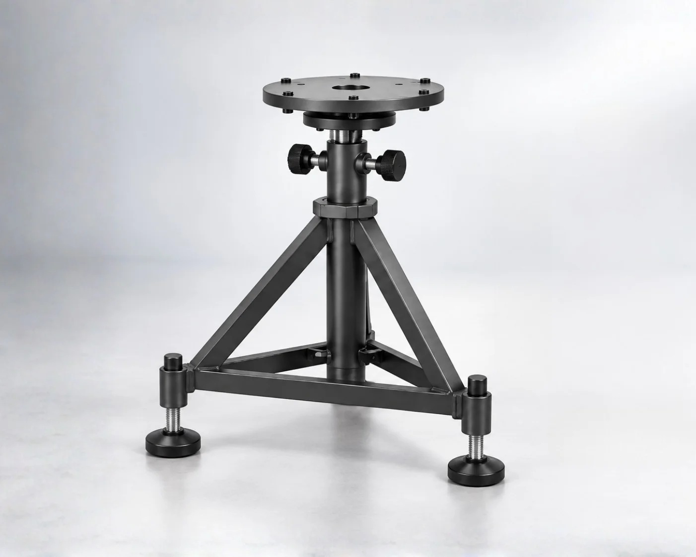 Metal stand for survey calibration in the UAE